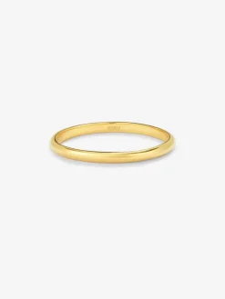 Alianza de oro amarillo de 18K