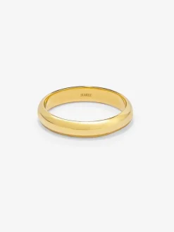 Alianza de oro amarillo de 18K