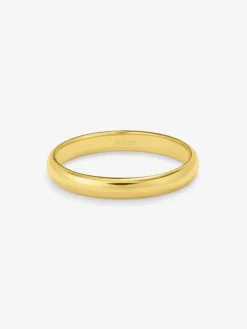 Alianza de oro amarillo de 18K
