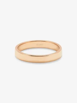 Alianza de oro rosa de 18K