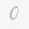 Anillo de compromiso de oro blanco de 18K con diamantes en talla brillante de 1,2 cts