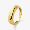 Anillo de oro amarillo de 18K con diamante en talla brillante de 0,01 cts