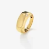 Anillo de oro amarillo de 18K con diamante en talla brillante de 0,03 cts