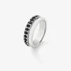 Anillo de plata 925 con 15 espinelas en talla brillante