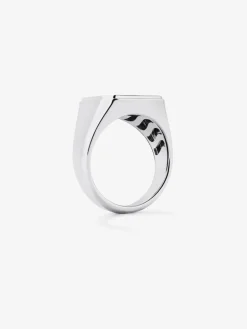 Anillo de sello grande de plata 925