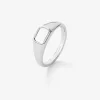Anillo de sello peque&ntilde;o de plata 925