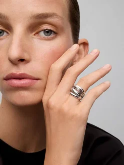 Anillo multibrazo de plata 925