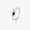 Anillo serpiente de plata 925 con espinela
