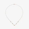 Colgante con estrellas de oro rosa de 18kt con diamantes