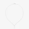 Colgante de cadena de oro blanco de 18k con aro en diamante y perla australiana de 8,5 mm