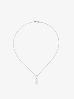 Colgante de cadena de plata 925 con perla australiana de 8,5 mm