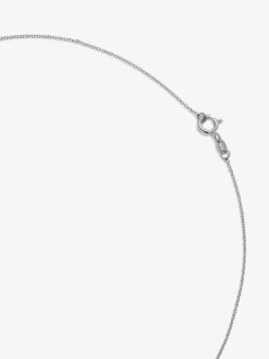 Colgante de grace de oro blanco con diamante