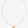 Colgante de oro amarillo de 18K con 29 diamantes en talla brillante con un total de 0,25 cts y forma de tigre