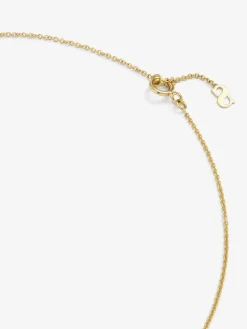 Colgante de oro amarillo de 18K con diamantes blancos en talla brillante de 0,18 cts