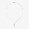 Colgante de oro blanco de 18K con 18 diamantes en talla brillante con un total de 0,33 cts