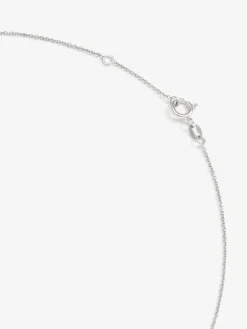Colgante de oro blanco de 18K con rub&iacute; rojo intenso en talla pera de 0,88 cts y diamantes 0,48 cts