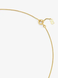 Colgante de oro blancoy amarillo de 18K con diamantes blancos en talla brillante de 0,06 cts