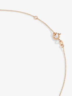 Colgante de oro rosa de 18K con zafiros verdes y multicolor en forma de flor