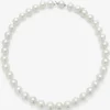 Colgante de perlas australianas con cierre de oro blanco de 18K