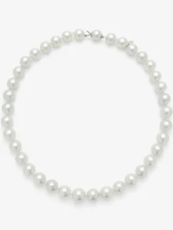 Colgante de perlas australianas con cierre de oro blanco de 18K