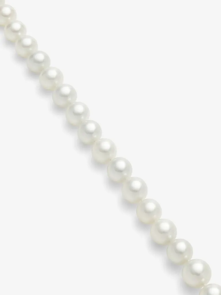Colgante de perlas australianas con cierre de oro blanco de 18K