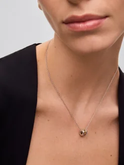Colgante de plata 925 con pavé de cuarzos citrinos en talla brillante