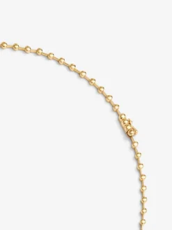 Collar de oro amarillo de 18K con 39 diamantes en talla brillante con un total de 2 cts
