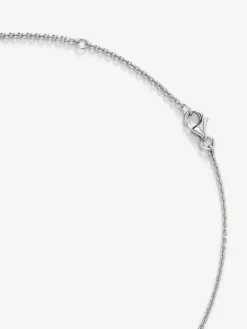 Collar de oro blanco de 18k con diamantes de 1,93cts