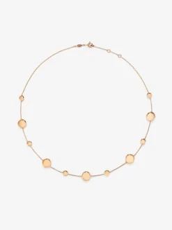 Collar de oro rosa de 18K