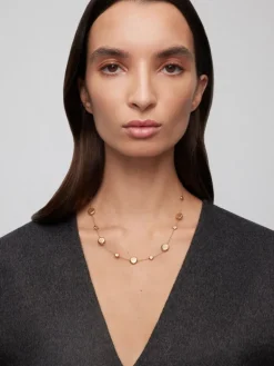 Collar de oro rosa de 18K