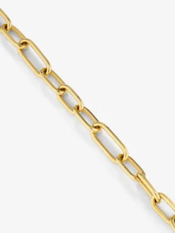 Collar eslabones extra grande oro amarillo de 18K