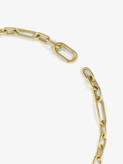 Collar eslabones grande oro amarillo de 18K