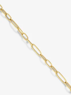 Collar eslabones mediano de oro amarillo de 18K