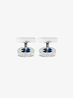 Gemelos de plata 925 y onix