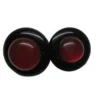 Gemelos de plata con agata rojo 9,4ct classic
