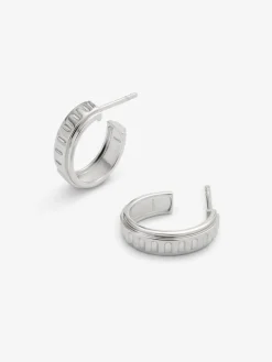 Pendientes de aro de plata 925