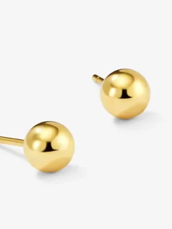 Pendientes de oro amarillo de 18K
