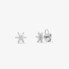 Pendientes de oro blanco de 18K con 12 diamantes en talla marquise con un total de 0,36 cts y 2 en talla brillante con un total de 0,09 cts