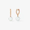 Pendientes de oro rosa de 18K con 2 perlas akoya de 8,5mm