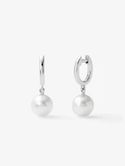 Pendientes de plata 925 con perlas australianas de 8,5 mm