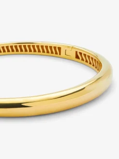 Pulsera de oro amarillo de 18K con diamante en talla brillante de 0,02 cts
