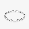 Pulsera de oro blanco de 18K con diamantes blancos en talla brillante de 0,3 cts