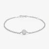 Pulsera de oro blanco de 18K con diamantes en talla brillante con un total de 0,12 cts