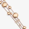 Pulsera de oro rosa de 18K