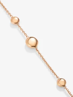 Pulsera de oro rosa de 18K