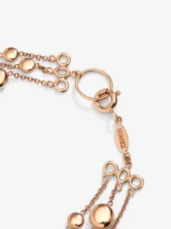 Pulsera de oro rosa de 18K