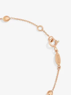Pulsera de oro rosa de 18K