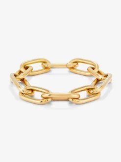 Pulsera eslabones extra grande oro amarillo de 18K