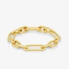 Pulsera eslabones grande oro amarillo de 18K