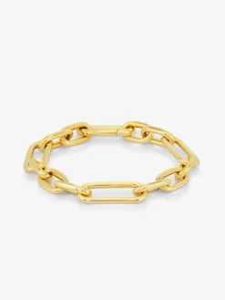 Pulsera eslabones grande oro amarillo de 18K